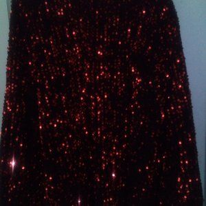 Red diamond sequin jacket